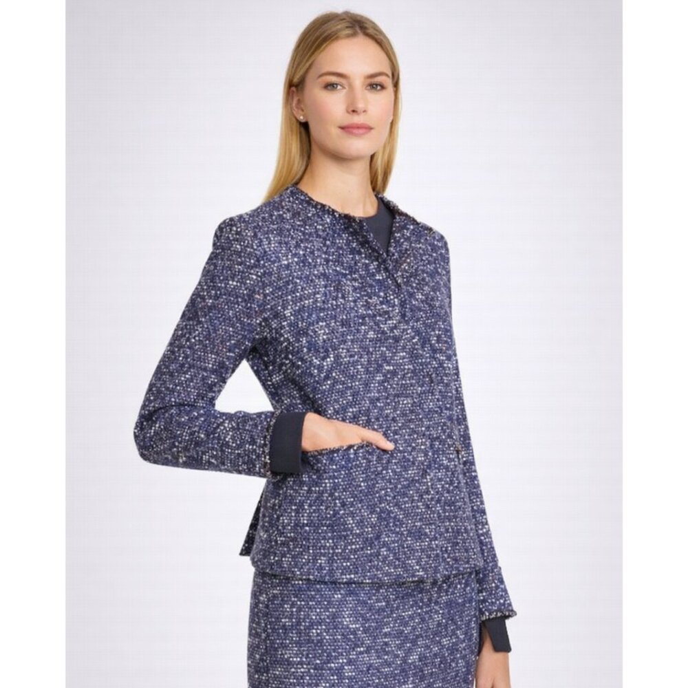 Hugo Boss Julira Tweed Suit Jacket Pilot Fantasy